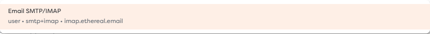 An inbox-capable Email SMTP/IMAP integration available to the current user